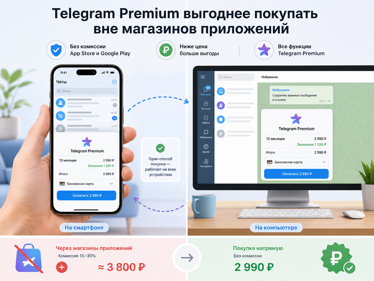 Что дает подписка Телеграм Премиум и как ее купить?